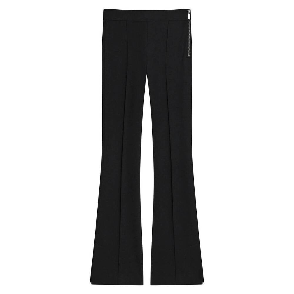 NEW HELMUT LANG ponte stretch knit bootcut pant in black - Picture 3 of 3